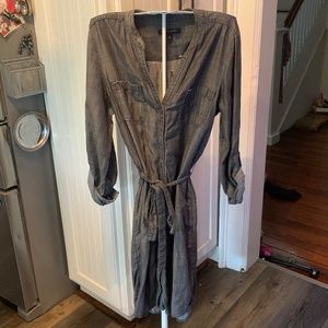 Banana Republic chambray stone grey dress. Worn a few tines. Excellent condition